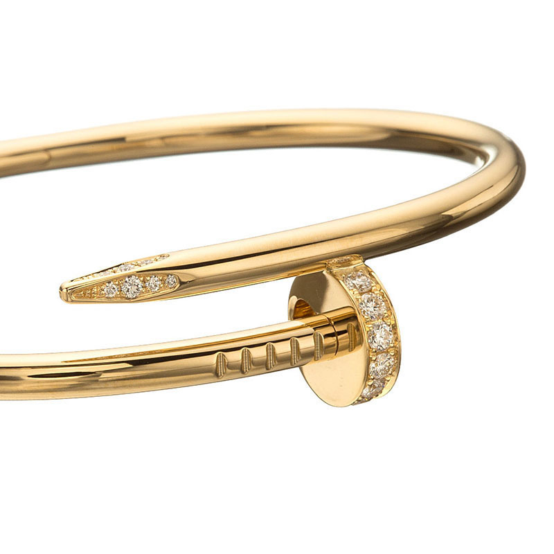 Cartier Juste Un Diamond Gold Nail Bracelet