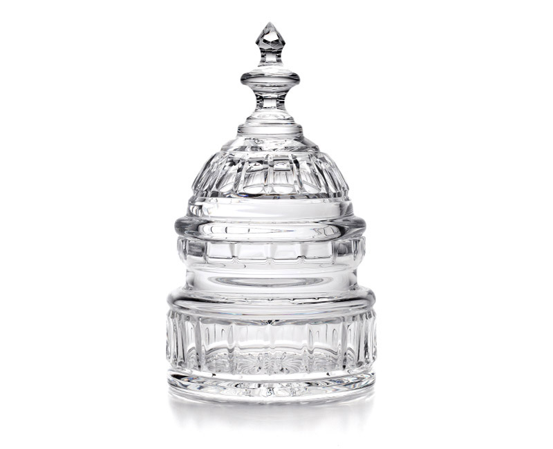 waterford crystal capitol dome biscuit barrel